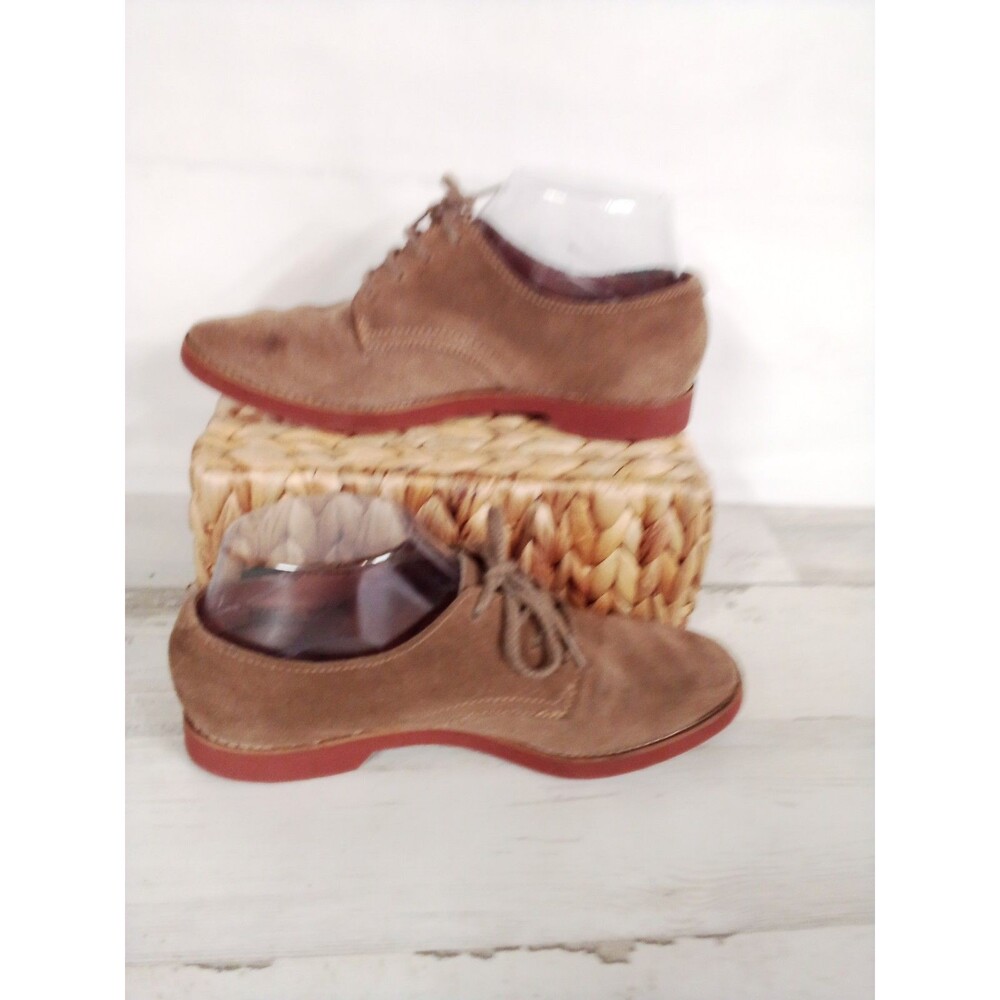 Women's Bass Vintage Tan / Suede Shoes Size 6.5‎ Untreated Spot